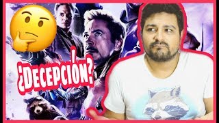 Avengers Endgame: opinión con SPOILERS || ¿ Es una decepción?