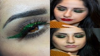 Easy Holiday Glitter Liner w/ Two Lip Looks (Quitorial #1)| SimplyAlex♡