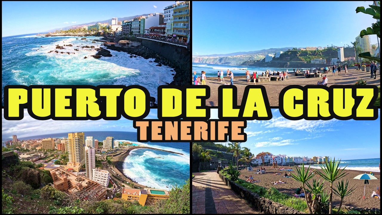 PUERTO DE LA CRUZ - Tenerife - Canary Islands (4k)