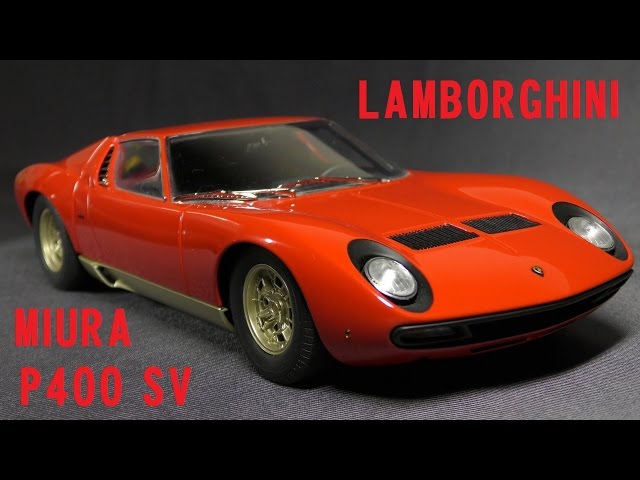 ミニカー・diecast cars】AUTOart 1:18 Lamborghini Miura P400 SV