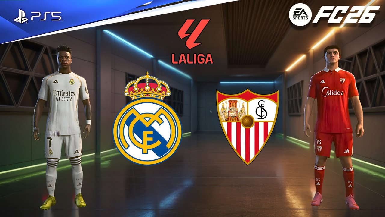 ФК 26 - Реал Мадрид против ФК Севилья | Ла Лига 25/26 | Алексис Санчес против Килиана Мбаппе в эп...