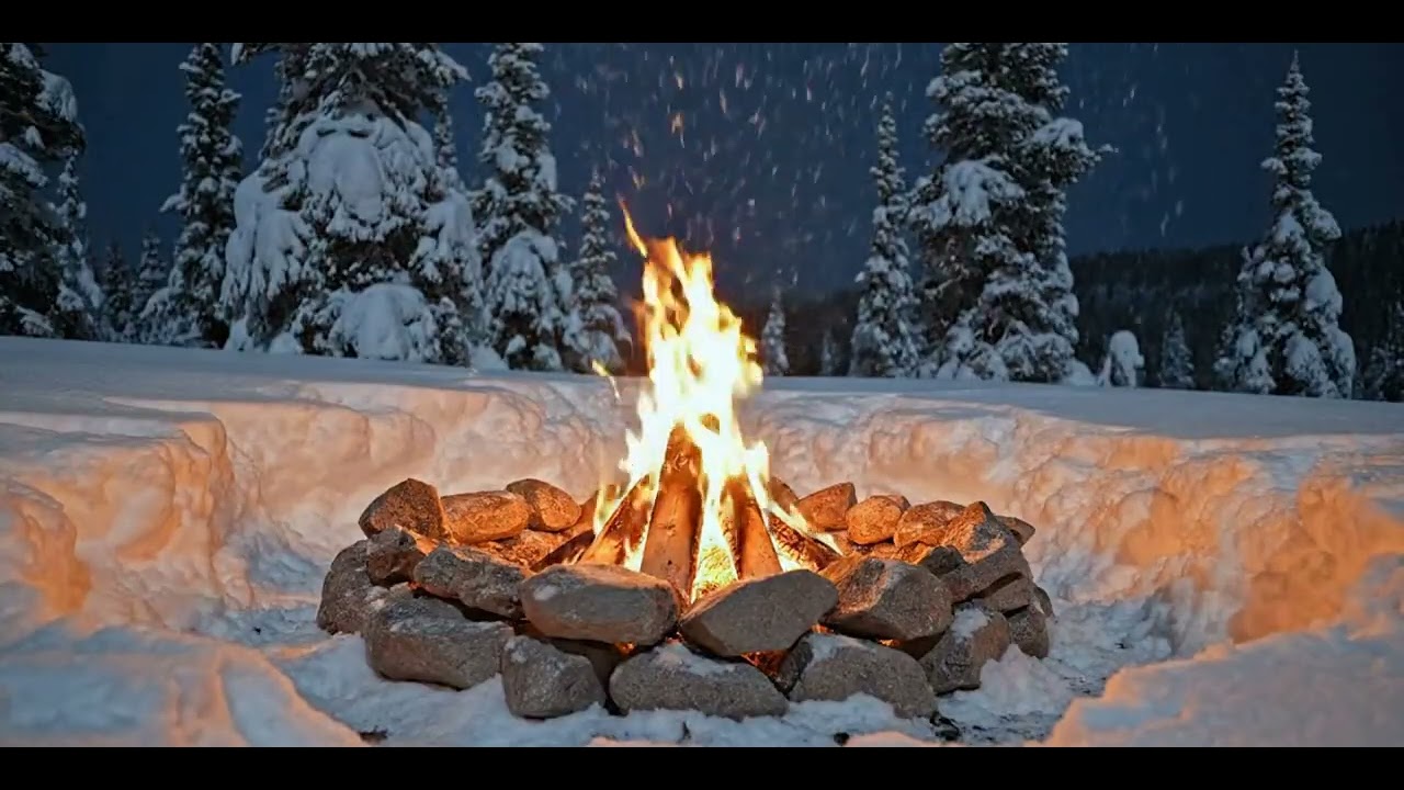 Cozy Campfire Ambience 🔥 Relaxing Fire Sounds for Sleep & Study (10 Minutes)