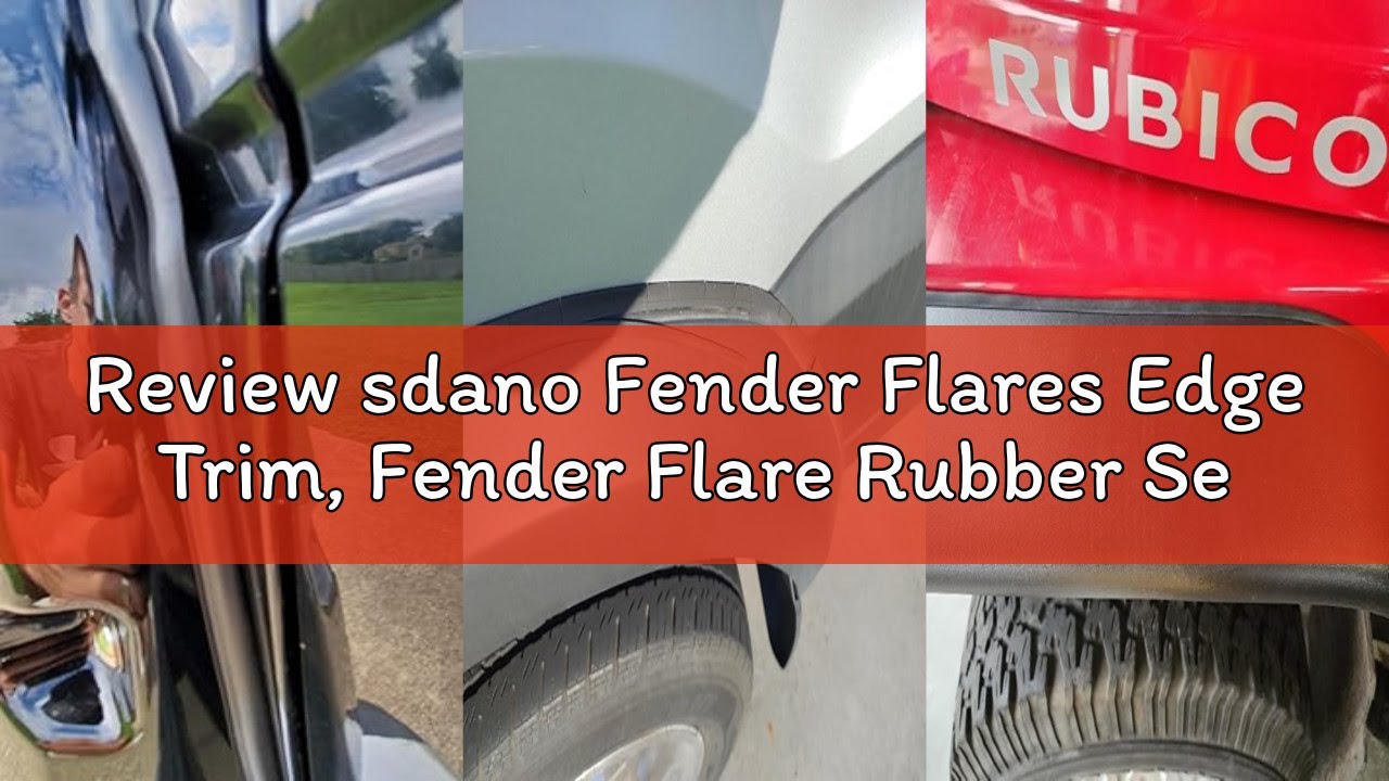 Review sdano Fender Flares Edge Trim, Fender Flare Rubber Seal for Car and Truck Wheel Wells, Rubber