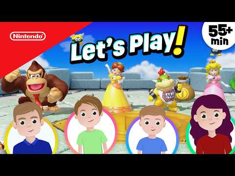 Game Night 🥰 Kids and Parents Play Super Mario Party Jamboree Compilation | Play Nintendo