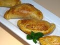 Presentación y receta Empanadas de jamón york y queso. Recetas de cocina. tutorial. Loli Domínguez.