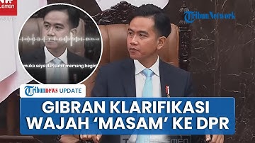 Klarifikasi Gibran soal Ekspresinya Tanpa Senyum Lihat DPR Asyik Joget: Maaf, Default Template
