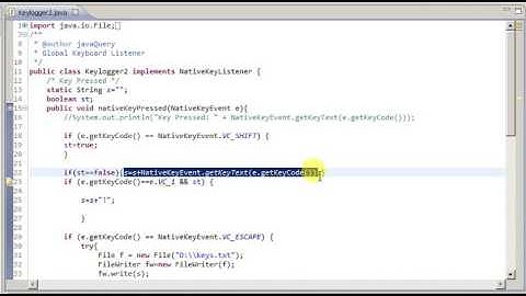 Java   Keylogger Part 2