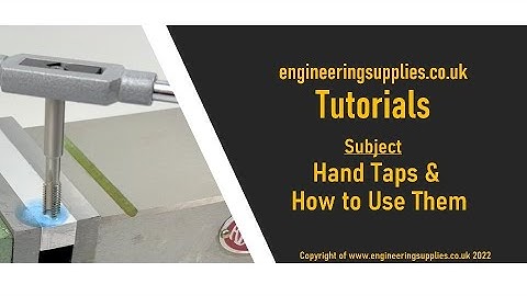 Hand Tapping tutorial video
