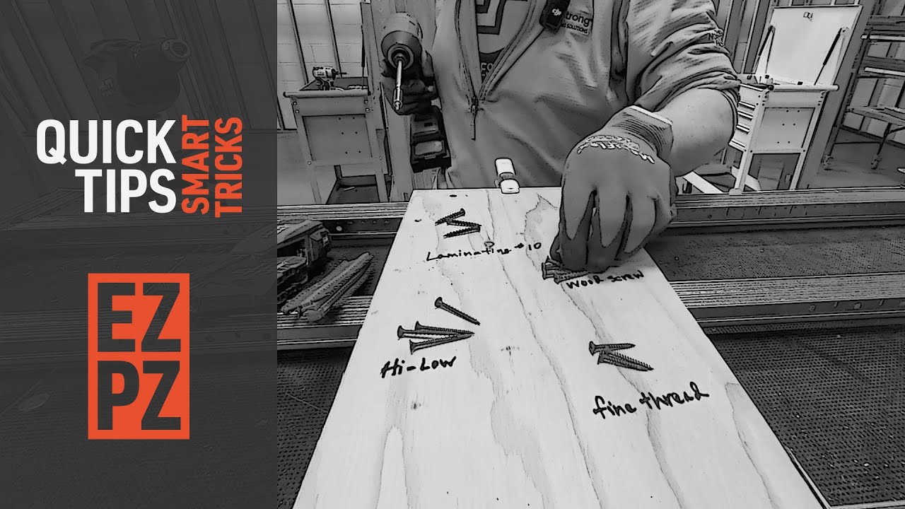 Выбор правильного винта | Советы | Armstrong World Industries