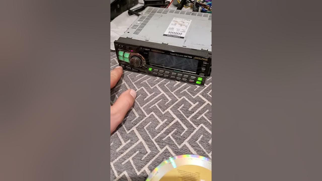 alpine cda 7998 with display out YouTube