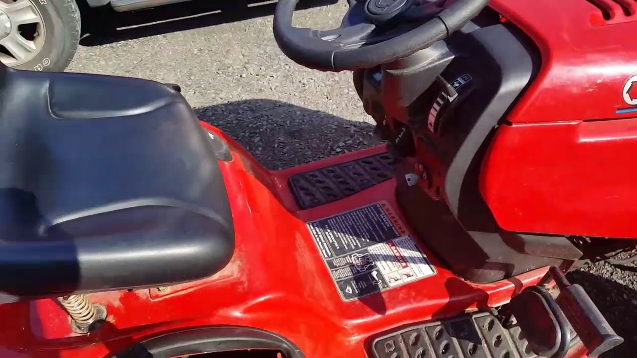 TroyBilt Bronco riding lawn mower repair YouTube