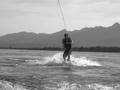 Junior haciendo Wakeboarding