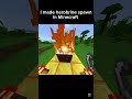 I made herobrine spawn #shorts #minecraft #truman #herobrine #trending