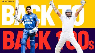 Back-to-back Centuries! | Kumar Sangakkara's ODI & Test Centuries at Lord's!