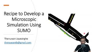 SUMO Simulations | Inputs Required | Introduction