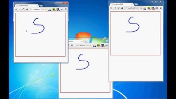 A very simple shared blackboard using canvas and websocket