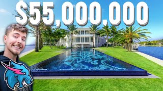 INSIDE MRBEAST'S NEW $55,000,000 MANSION!