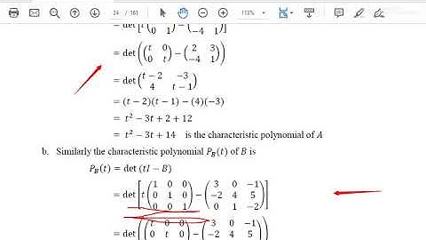 1 2 Characteristic Polynomial