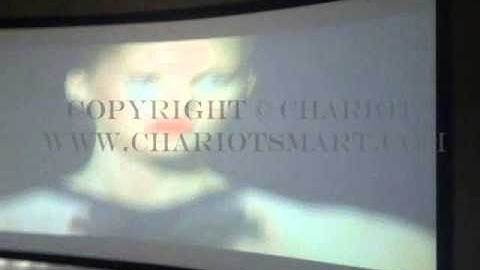 2 Screens Edge Blending Projection