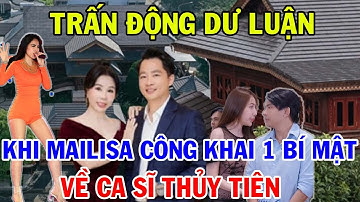 TRẤN ĐỘNG DƯ LUẬN KHI MAILISA CÔNG KHAI 1 BÍ MẬT VỀ CA SĨ THỦY TIÊN ✨