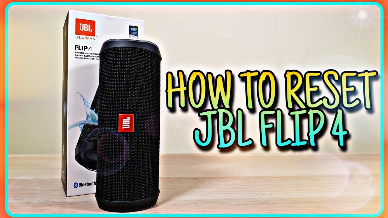 resetting jbl flip 4