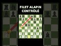 Filet Alapin contrôlé #echecs #echecscolaire