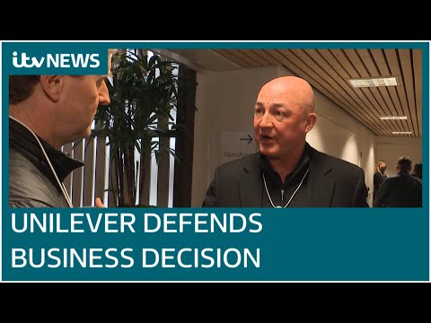 Boss of Unilever defends decision to retain business in Russia | ITV News