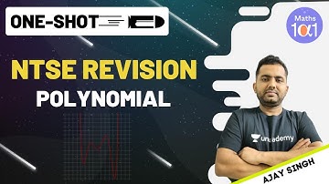 Polynomial | One Shot Revision for NTSE | Maths 101 | Ajay Singh