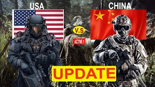 USA vs China military power comparison update 2022
