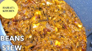 HOW TO MAKE BEANS STEW | DELICIOUS GHANA BEANS STEW | GHANA RED RED