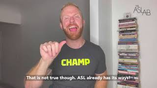 Introducing Yourself in ASL