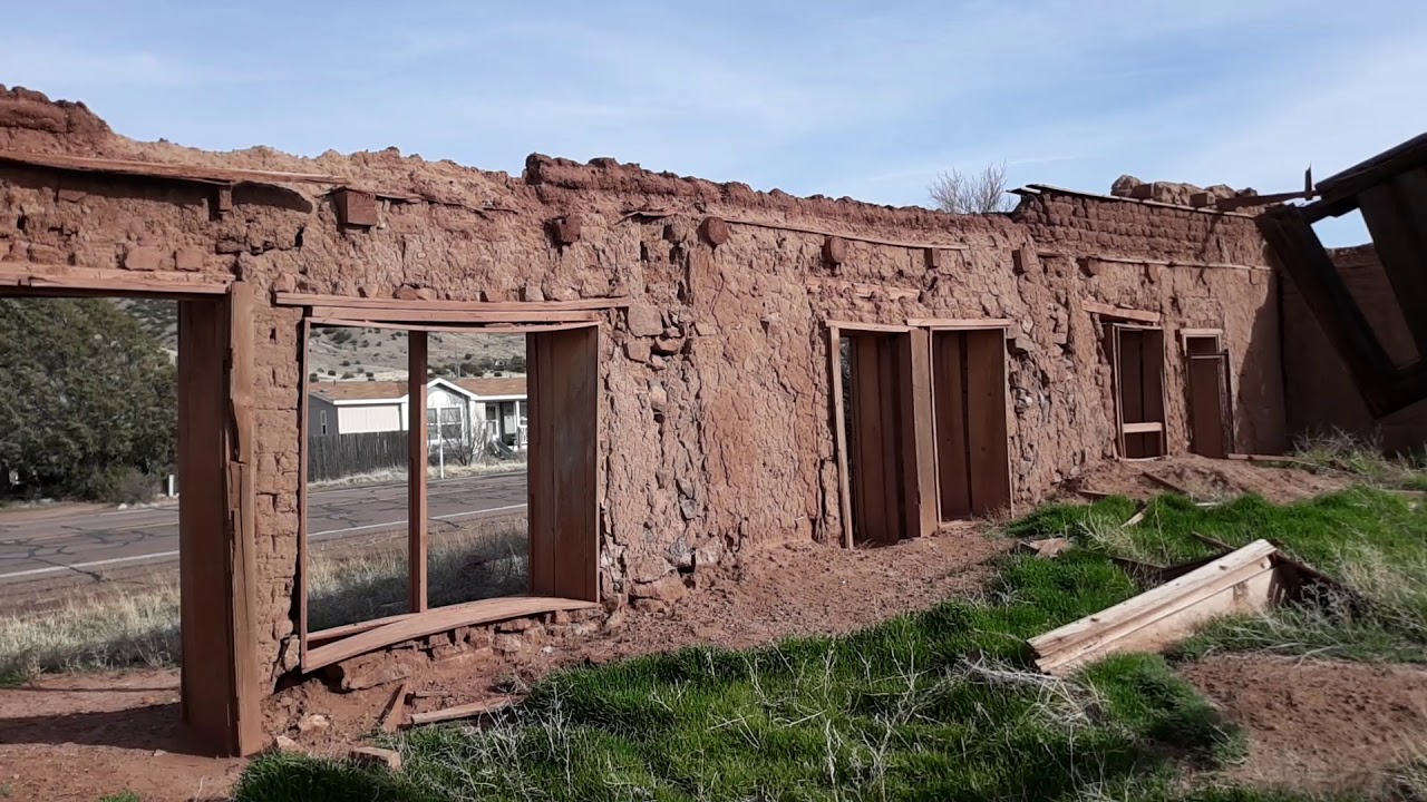 Old Adobe House in Concho Arizona YouTube