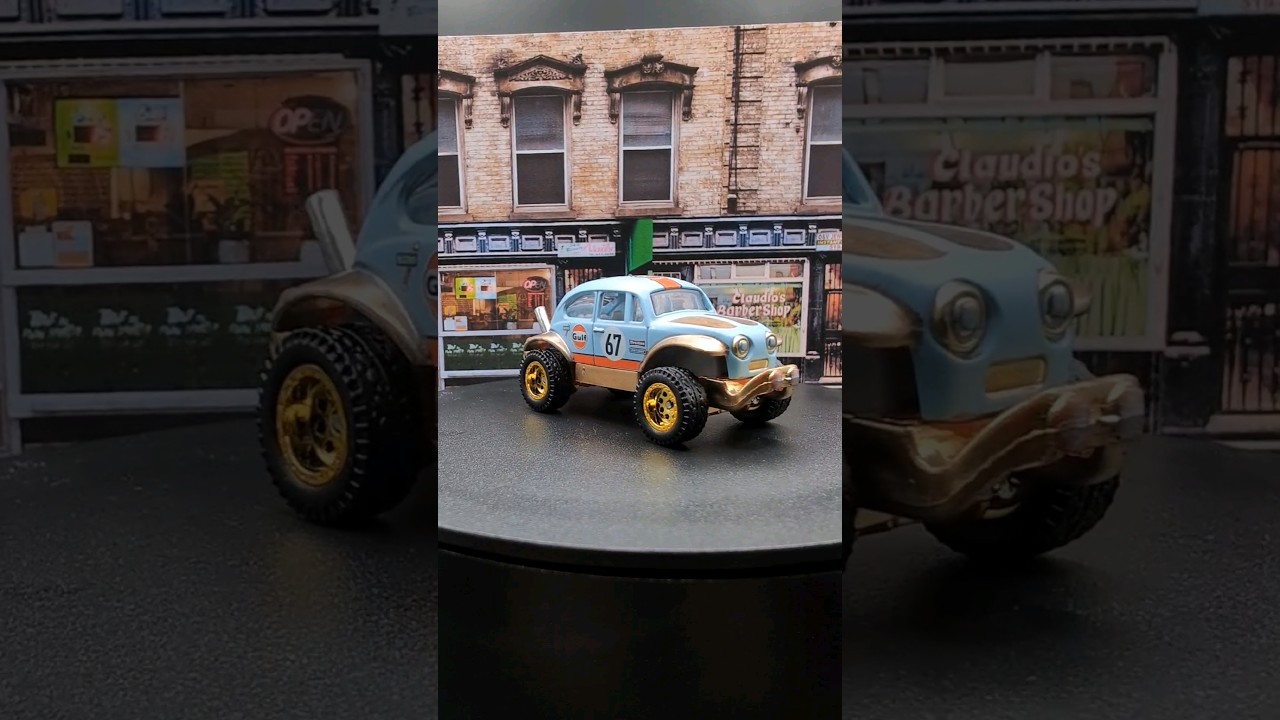 Volkswagen beetle 4x4 matchbox custom paint custom wheels 