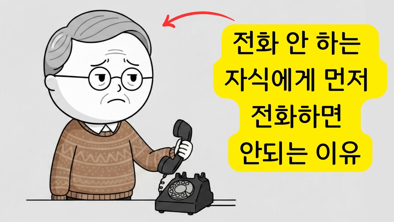 자식에게 먼저 전화하지 마세요 (관계를 지키는 부모의 심리학)