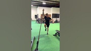 Reverse Lunge to 1-arm Landmine Press w/High Knee March