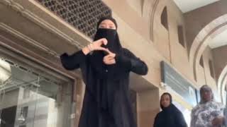 Viral Wanita Indonesia Bercadar Joget Tiktok Di Tanah Suci