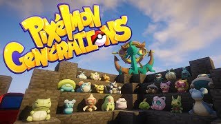 NEW ALOLA POKEMON! NEW POKEDOLLS! REMODEL POKEMON! | Pixelmon Generations 2.2 Update SHOWCASE!