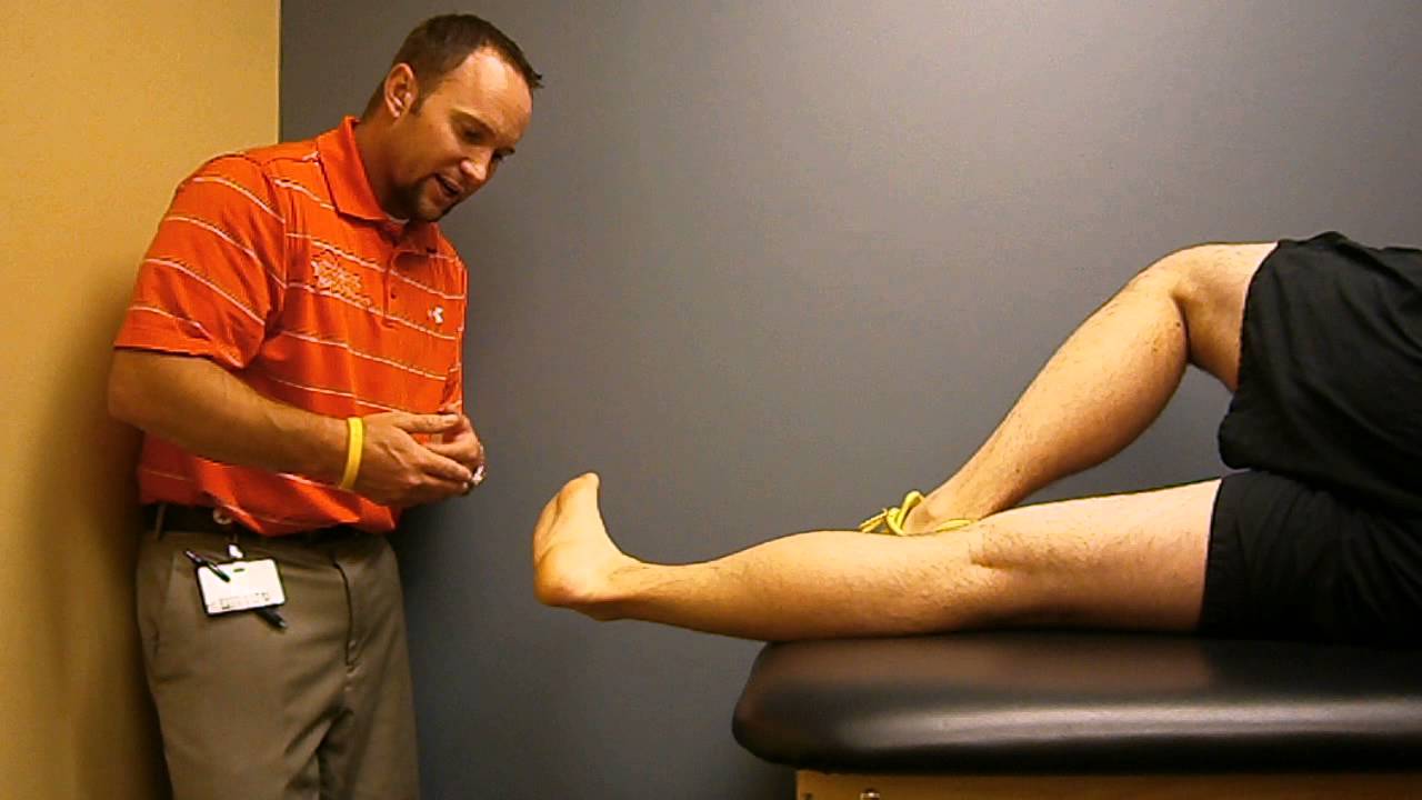 Ankle Inversion Exercise - YouTube