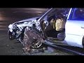 Firefighters rescue driver involved in two-car crash in Springfield