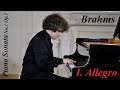 Johannes Brahms - Piano Sonata No.1 Op.1 I.Allegro 27.03.2021 Sheremetev Palace