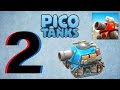 Pico Tanks #2 : GAMEPLAY OF TWO MODES - TEAM DEATHMATCH &amp; HOLD THE FLAG !!!