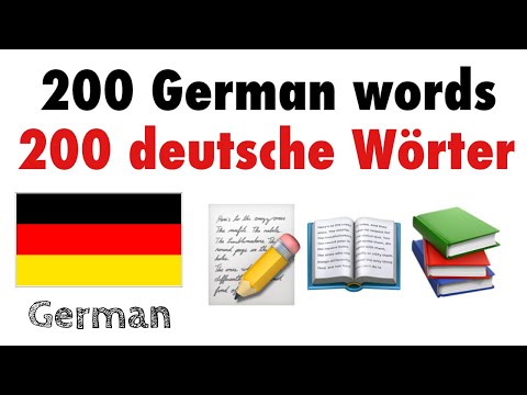 Lerne 200 Wörter - Deutsch  + Übersetzung in den Untertiteln