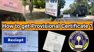 How To Get Provisional Certificatedegree From Gndu Guru Nanak Dev University,Amritsar