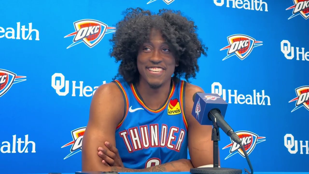 Jalen Williams | Media Day Interview 2024 | OKC Thunder | 09/30
