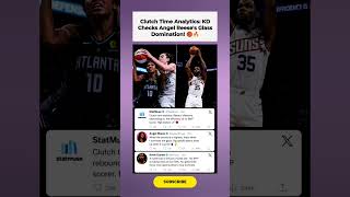 Clutch Time Analytics: KD Checks Angel Reese's Glass Domination! 🏀🔥 #kevindurant#shorts#basketball