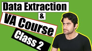 Data Extraction & VA Course class 2| Data Extraction Demo Live Project | Fiverr| Upwork| Freelancer