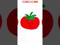 How to Draw a Tomato 🍅 | Easy Drawing for Kids #tomatodrawing #vegetabledrawing #trending
