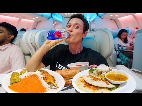 Flying Business Class on FIJI AIRWAYS!! 🇫🇯 Food Review from Singapore to Nadi!