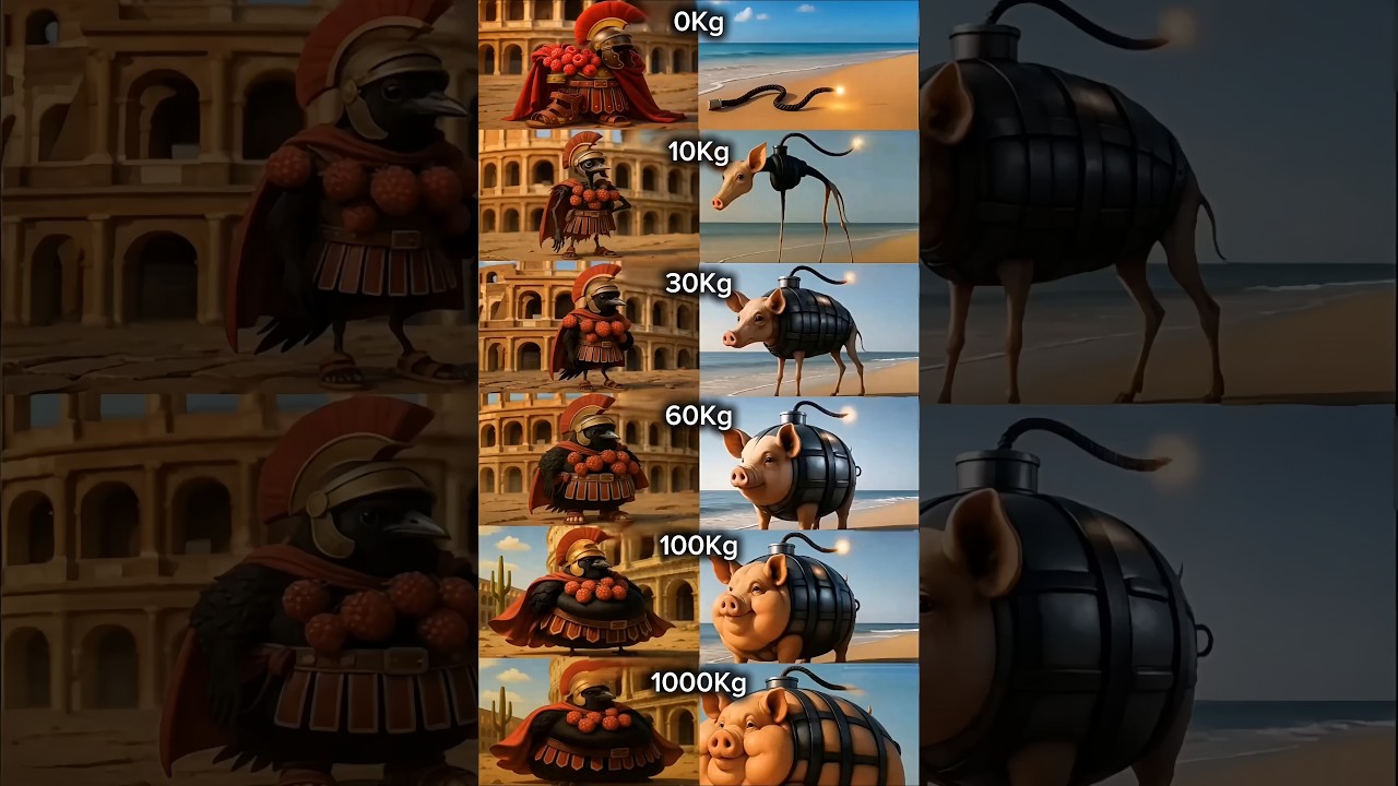 Bri Bri Bicus Discus VS Svinino Bombondino (0Kg - 1000Kg)