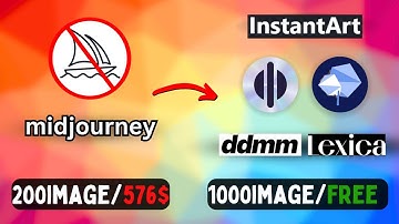 5 Free Text To Image AI Generator ( BYE Midjourney )